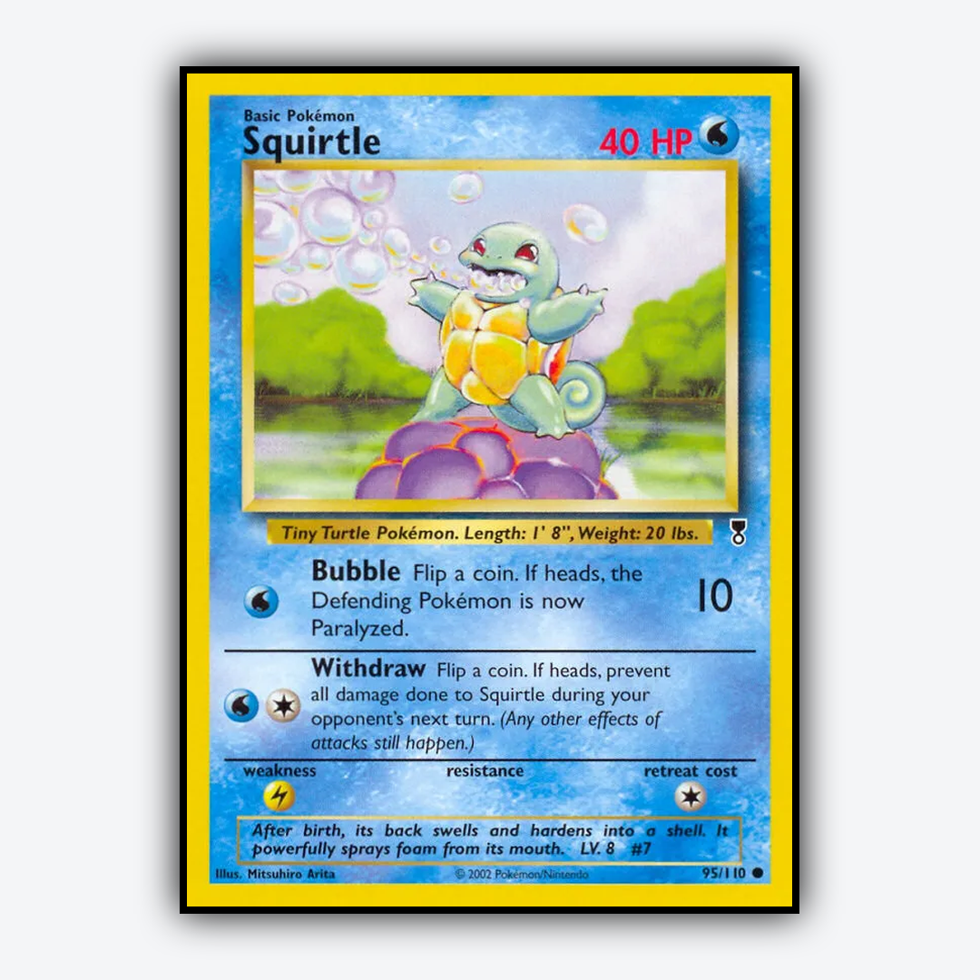Squirtle 095/110 - Legendary Collection Set - Card Rug