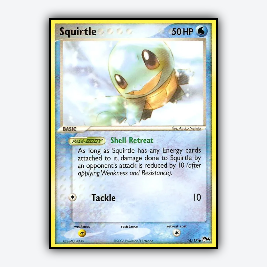 Squirtle 014/17 - POP Series 4 Set - Card Rug