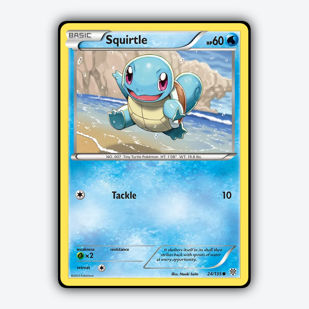 Squirtle 024/135 - Plasma Storm Set - Card Rug