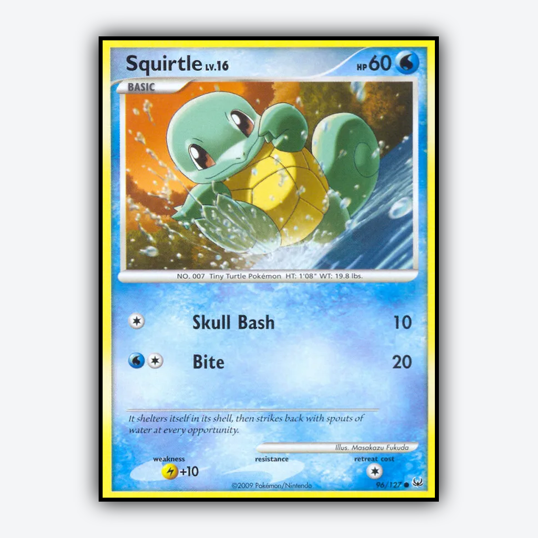 Squirtle 096/127 - Platinum Set - Card Rug