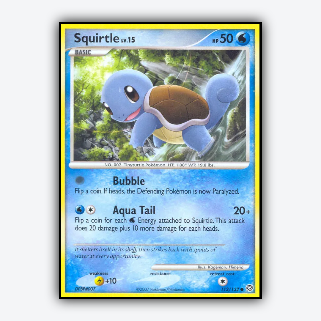 Squirtle 112/132 - Secret Wonders Set - Card Rug