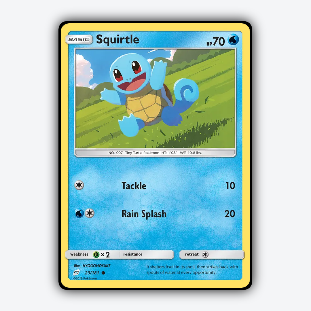 Squirtle 023/181 - Team Up Set - Card Rug