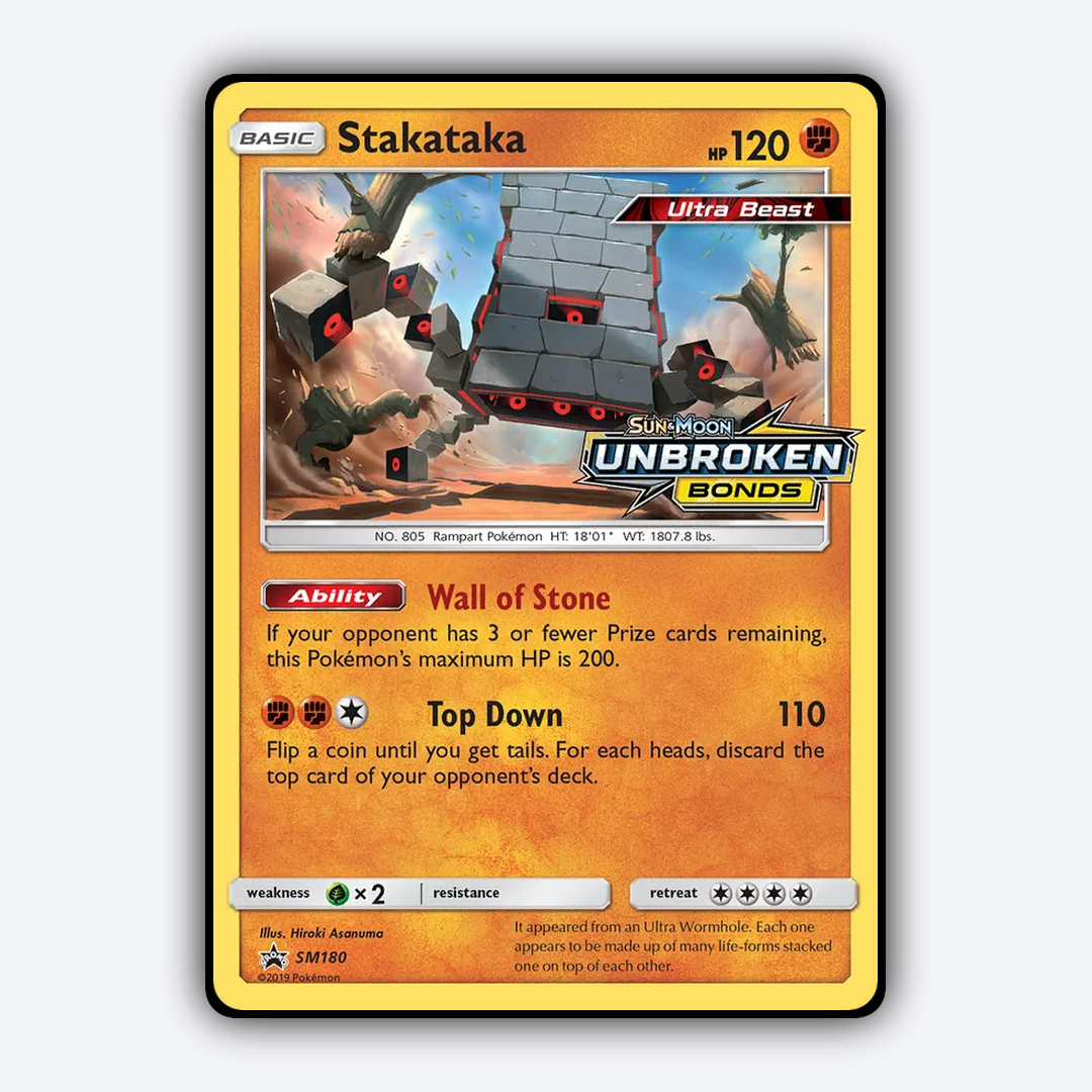 Stakataka #180 - SM Black Star Promos Set - Card Rug