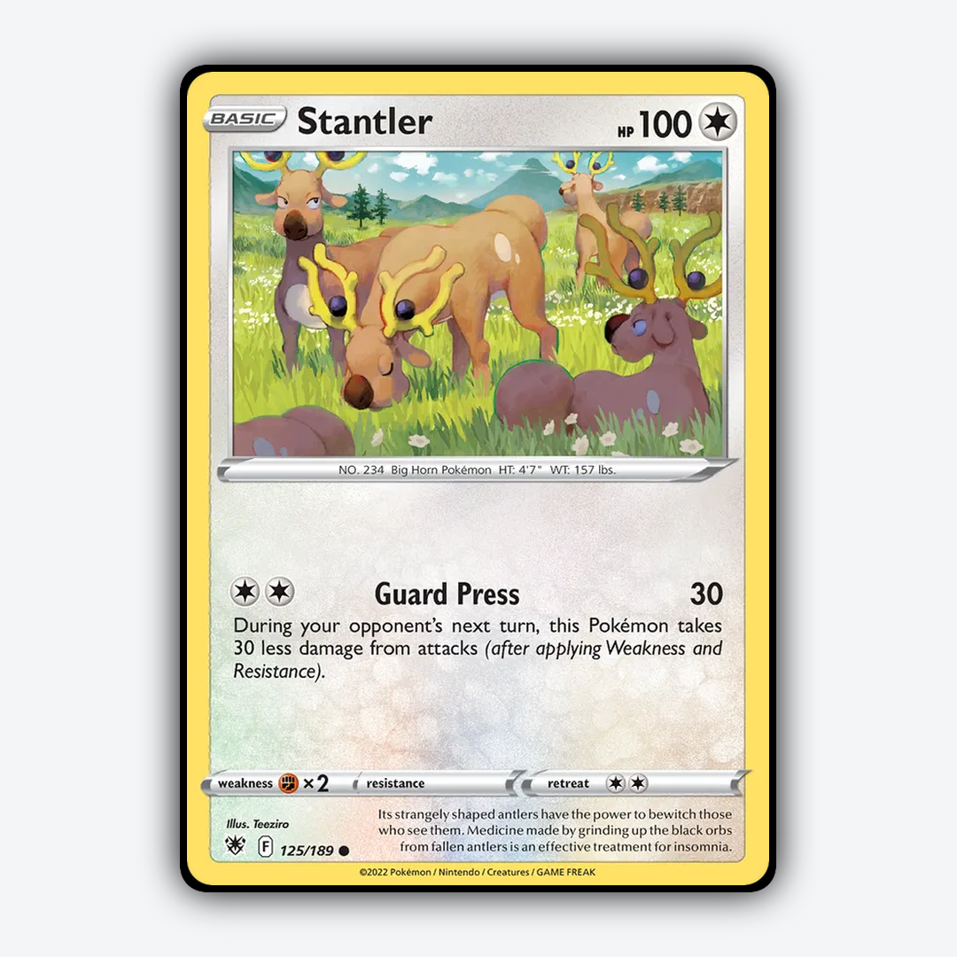 Stantler 125/189 - Astral Radiance Set - Card Rug