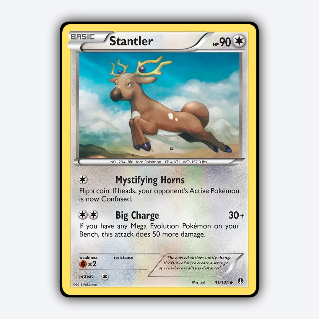 Stantler 091/122 - BREAKpoint Set - Card Rug