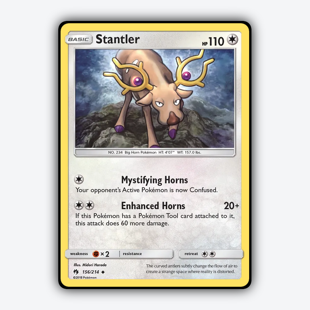 Stantler 156/214 - Lost Thunder Set - Card Rug
