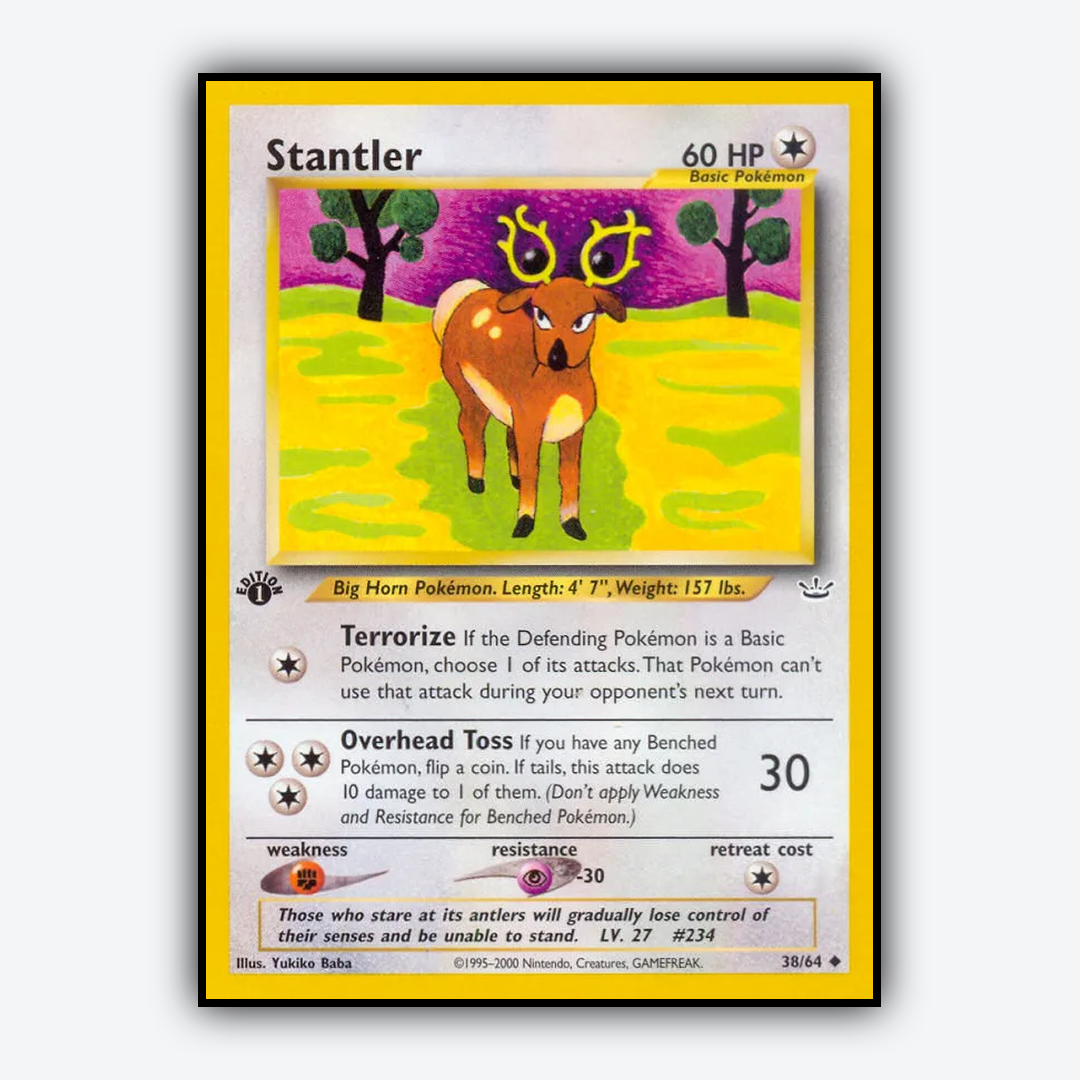 Stantler 038/64 - Neo Revelation Set - Card Rug