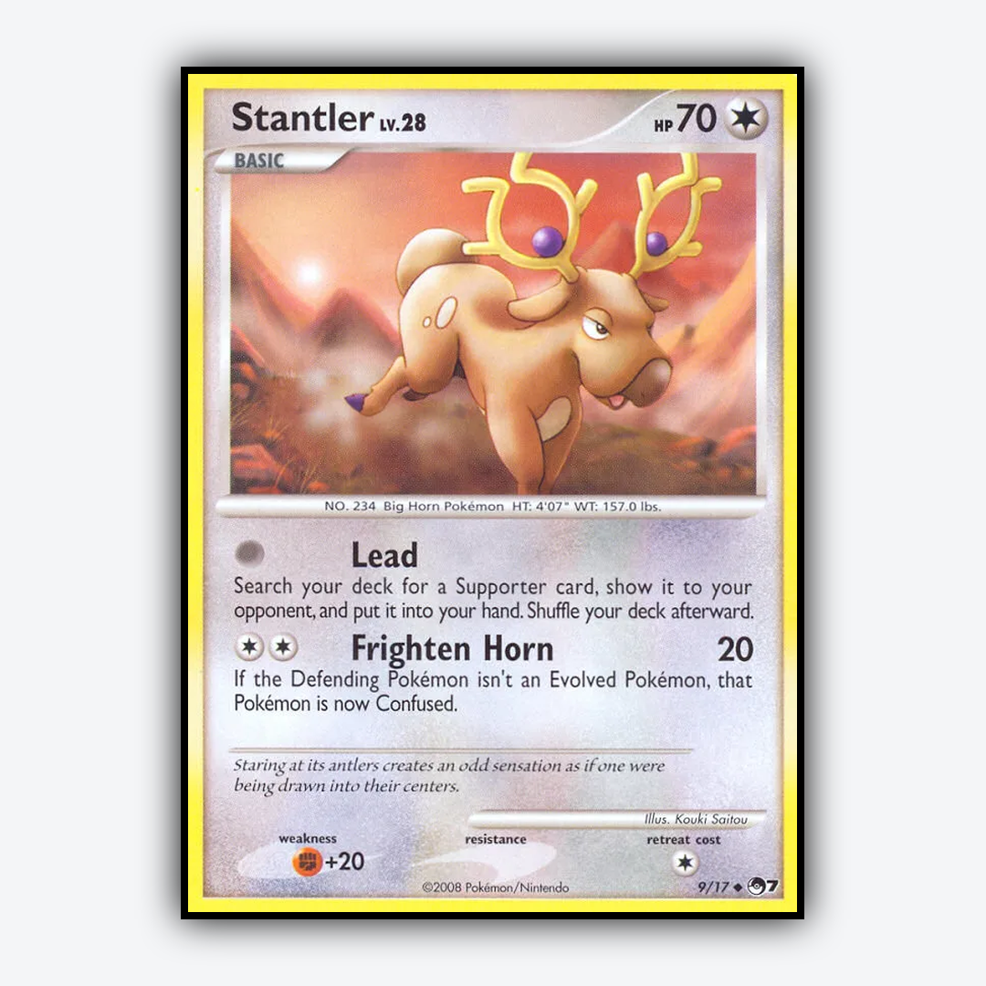 Stantler 009/17 - POP Series 7 Set - Card Rug