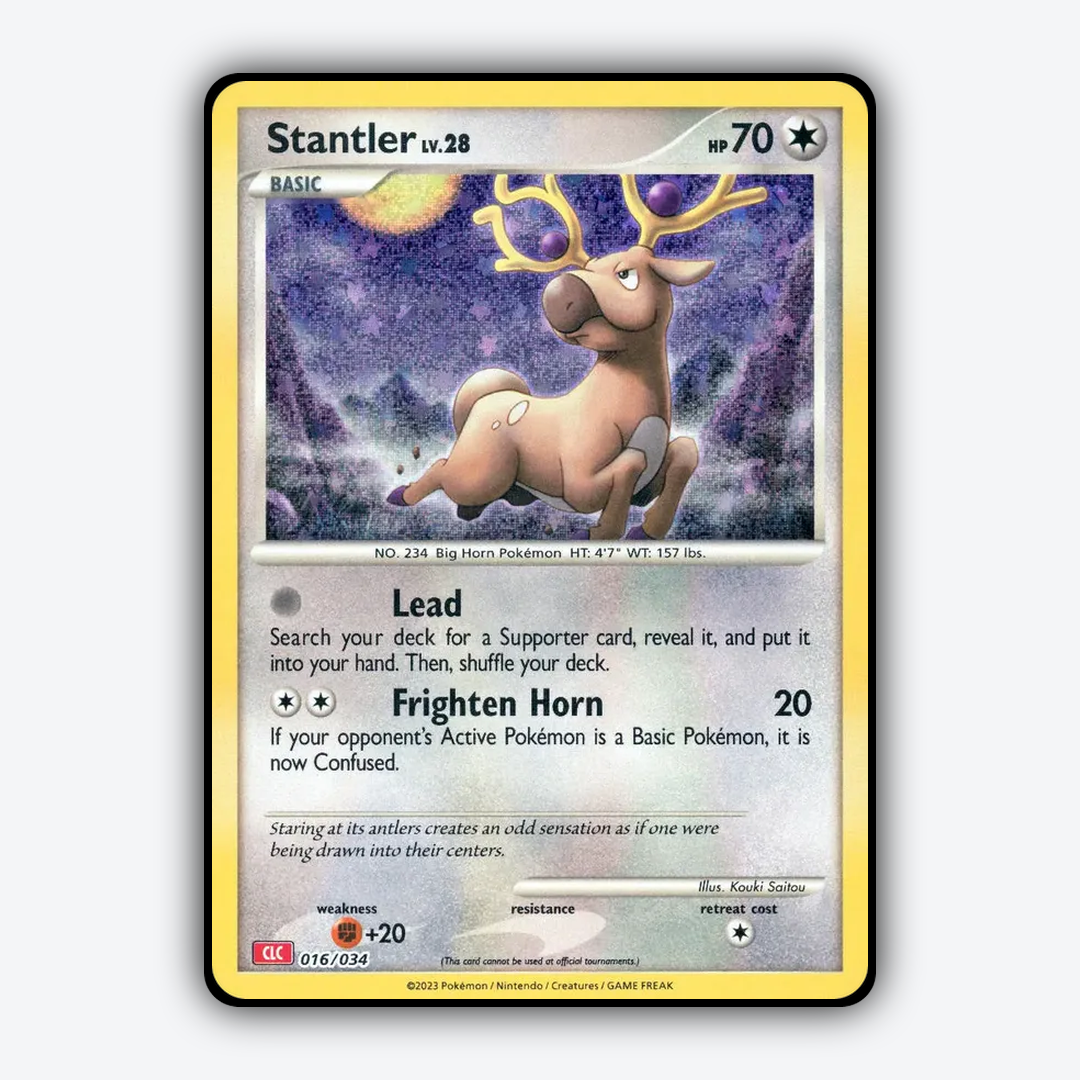 Stantler 016/034 - Pokémon TCG Classic - Charizard Set - Card Rug