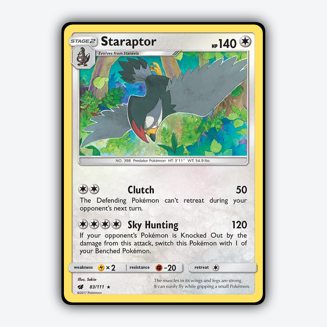 Staraptor 083/111 - Crimson Invasion Set - Card Rug