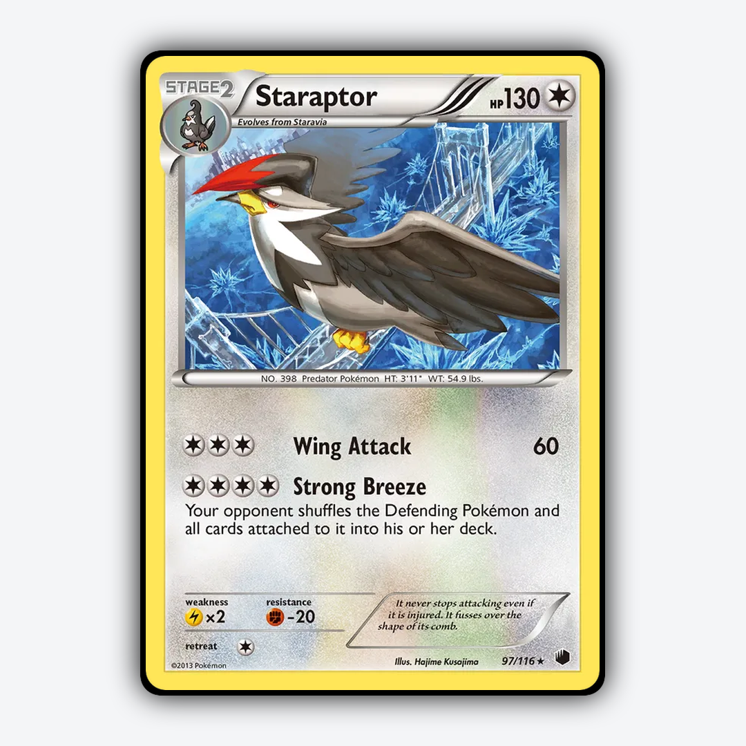Staraptor 097/116 - Plasma Freeze Set - Card Rug