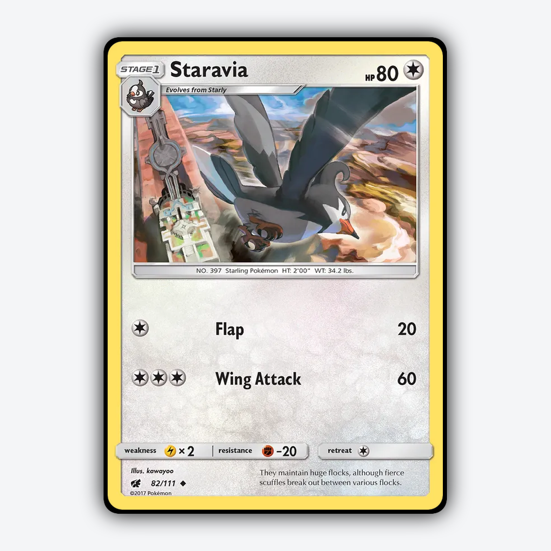 Staravia 082/111 - Crimson Invasion Set - Card Rug