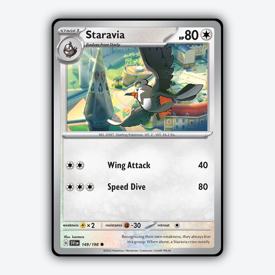 Staravia 149/198 - Scarlet & Violet Set - Card Rug