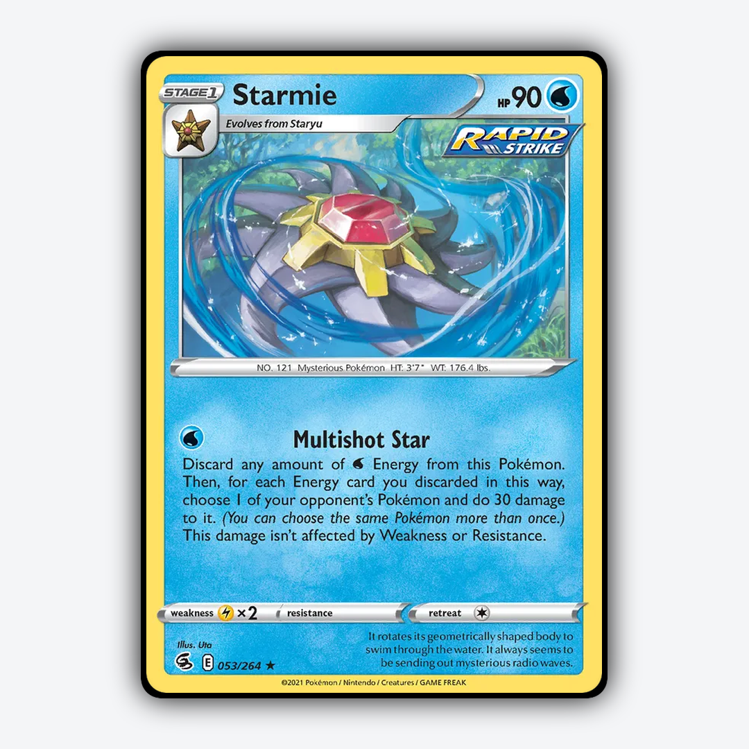 Starmie 053/264 - Fusion Strike Set - Card Rug