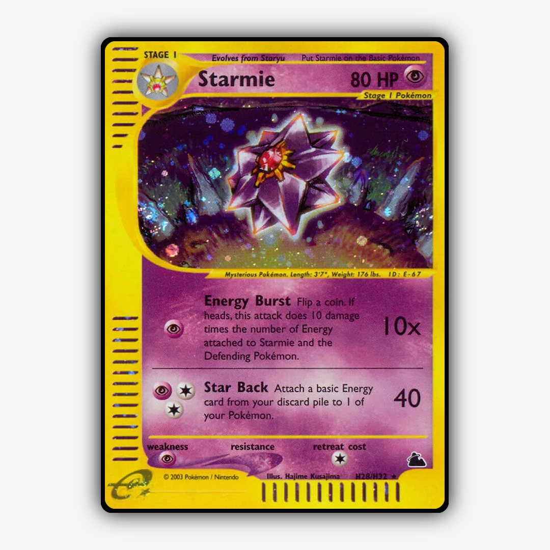 Starmie H028/144 - H028/144 Skyridge Set - Card Rug