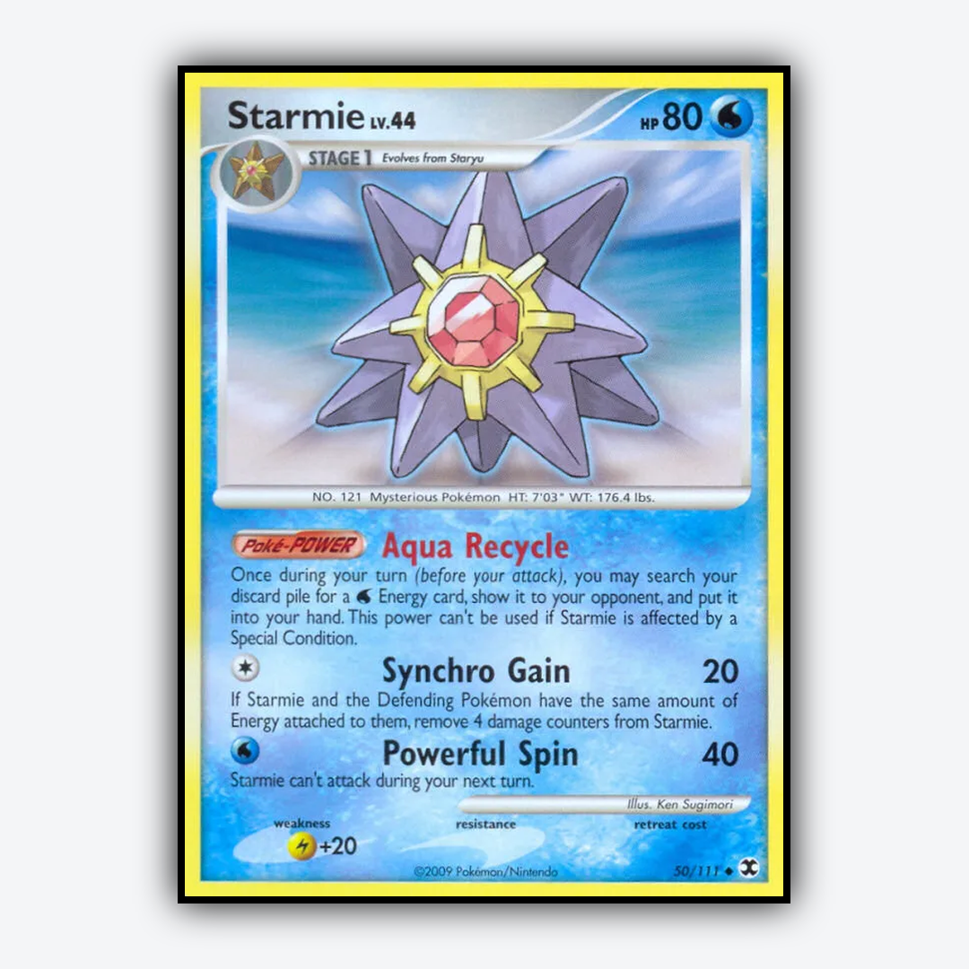 Starmie 050/111 - Rising Rivals Set - Card Rug