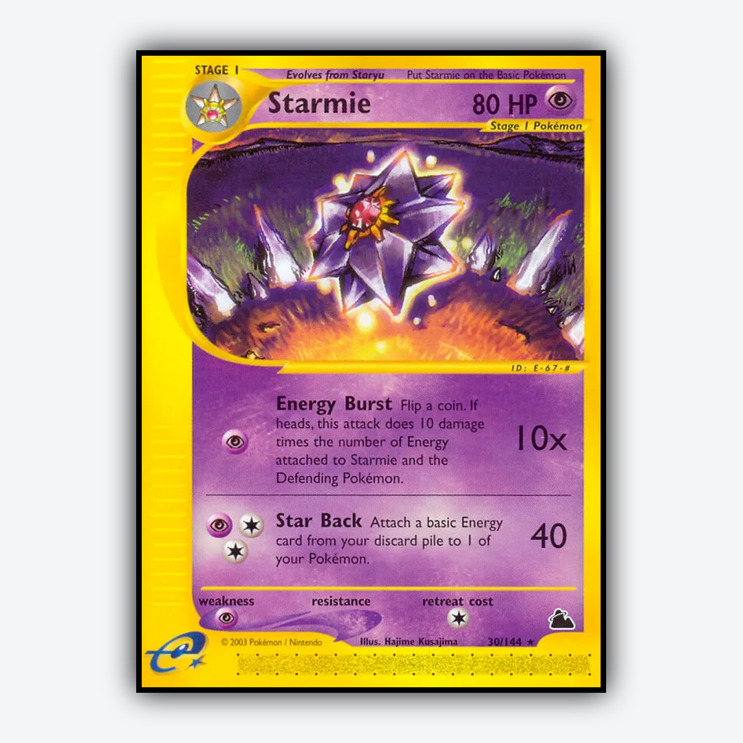Starmie 030/144 - Skyridge Set - Card Rug