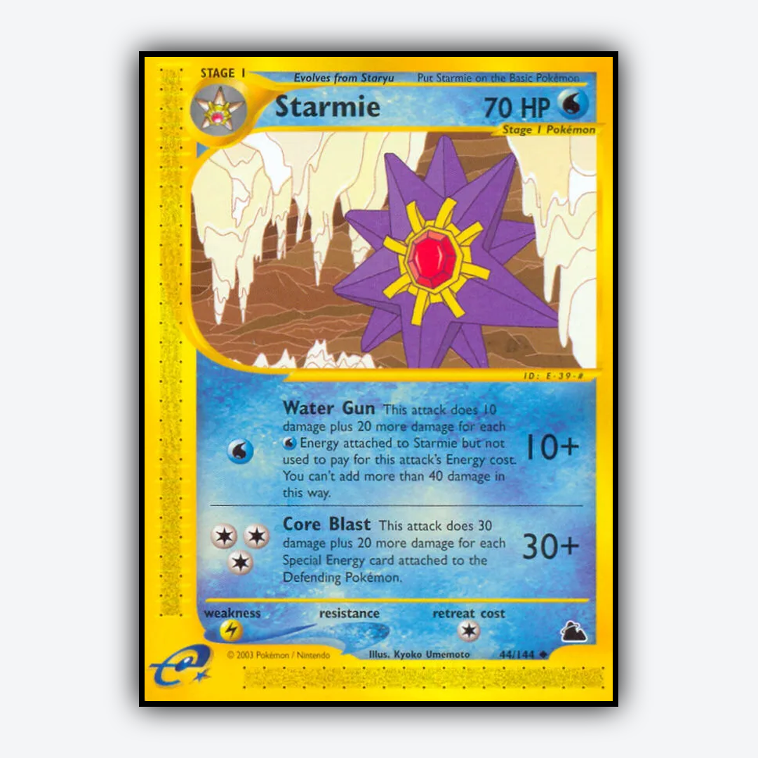 Starmie 044/144 - Skyridge Set - Card Rug
