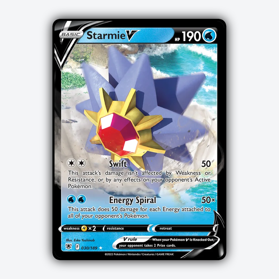 Starmie V 030/189 - Astral Radiance Set - Card Rug