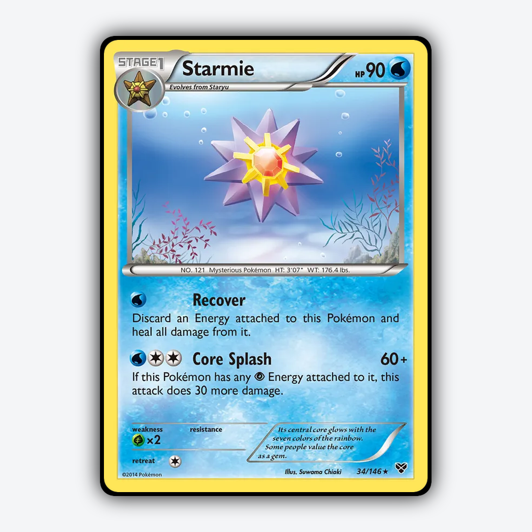 Starmie 034/146 - XY Set - Card Rug