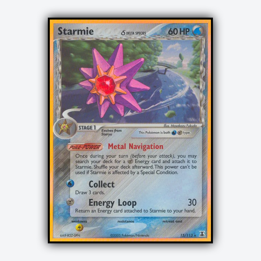 Starmie δ 015/113 - Delta Species Set - Card Rug