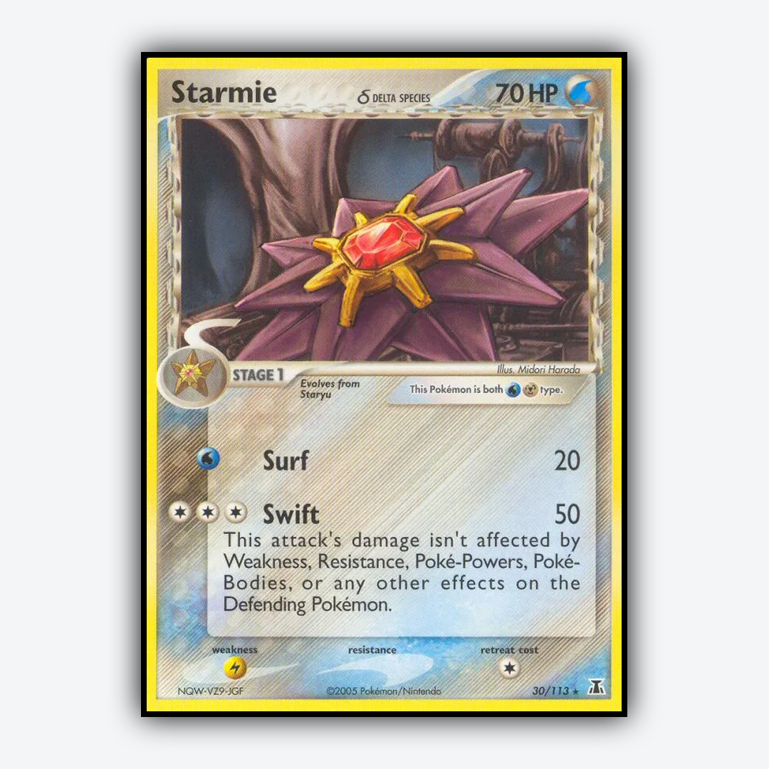 Starmie δ 030/113 - Delta Species Set - Card Rug