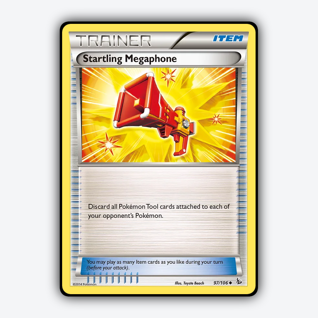 Startling Megaphone 097/106 - Flashfire Set - Card Rug