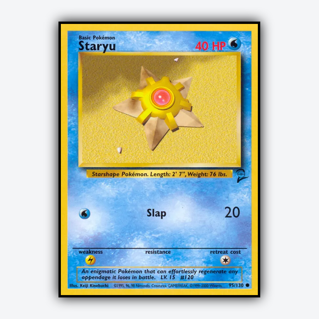 Staryu 095/130 - Base Set 2 Set - Card Rug
