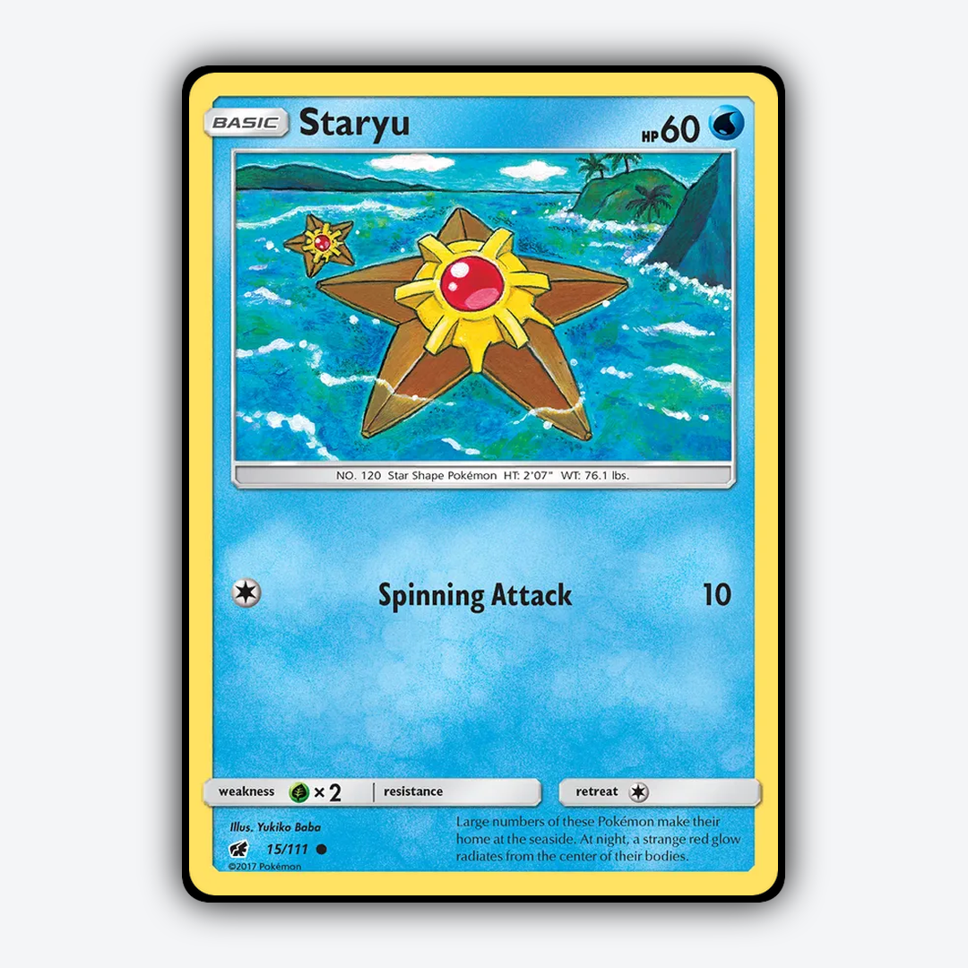 Staryu 015/111 - Crimson Invasion Set - Card Rug