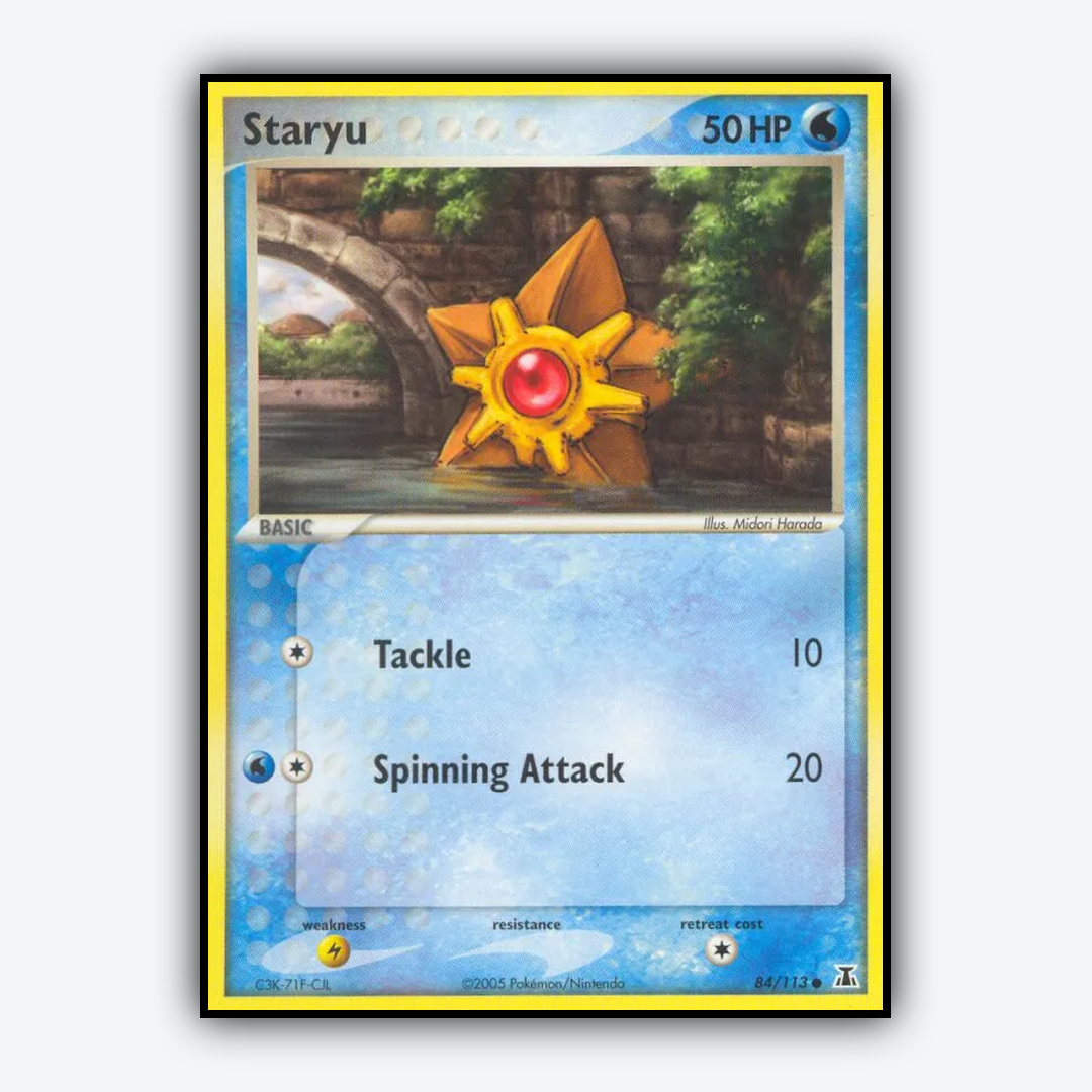 Staryu 084/113 - Delta Species Set - Card Rug