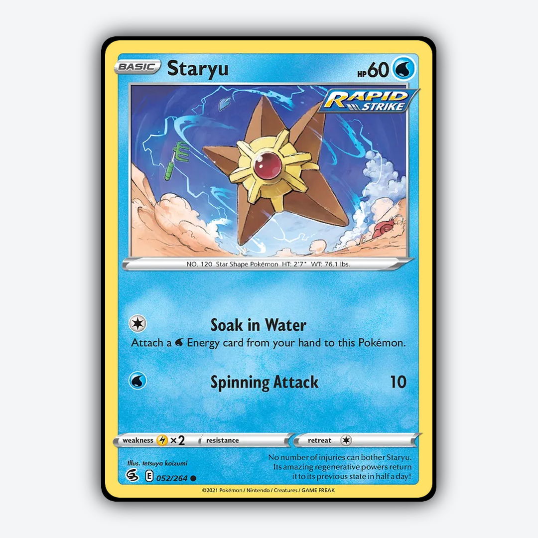 Staryu 052/264 - Fusion Strike Set - Card Rug