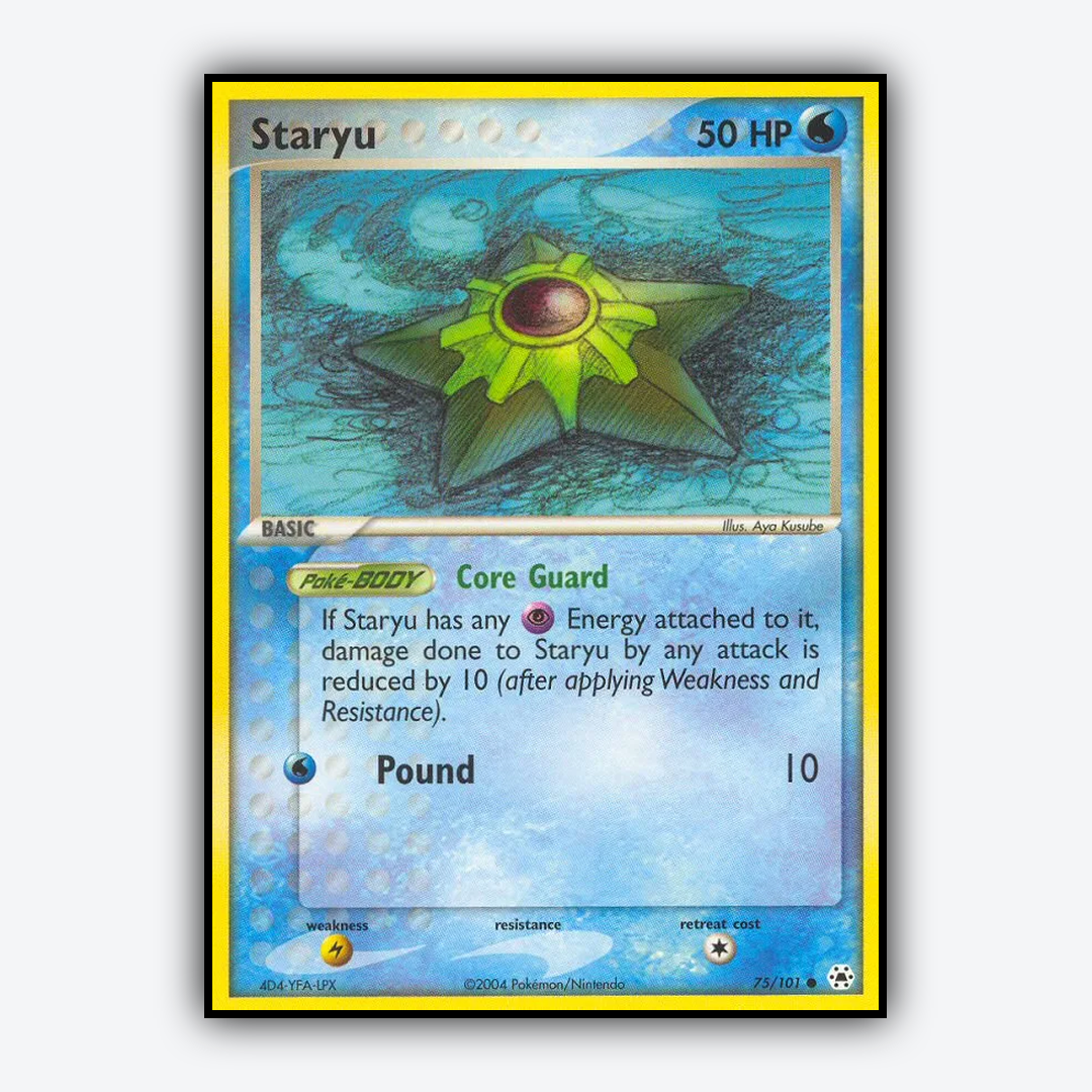 Staryu 075/101 - Hidden Legends Set - Card Rug