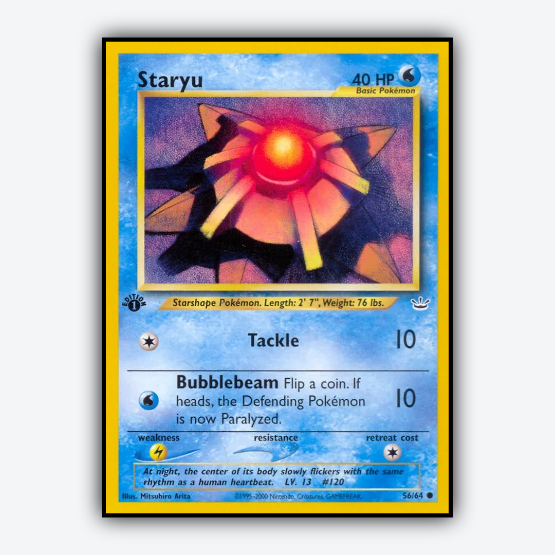 Staryu 056/64 - Neo Revelation Set - Card Rug