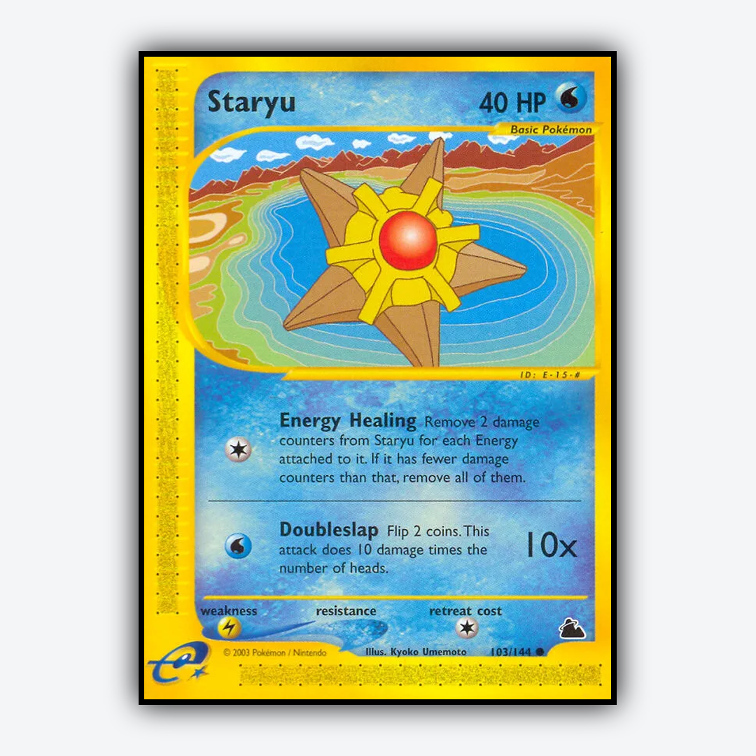 Staryu 103/144 - Skyridge Set - Card Rug