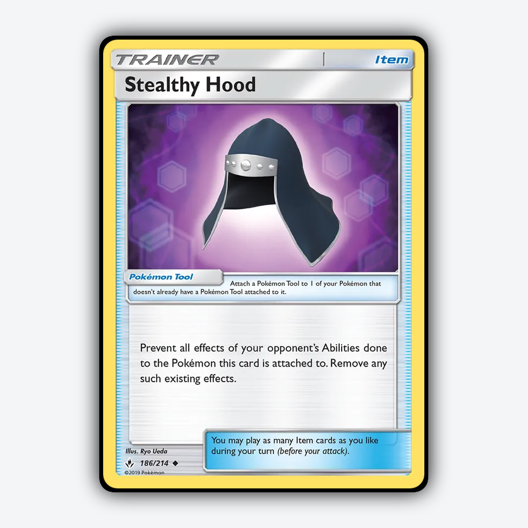 Stealthy Hood 186/214 - Unbroken Bonds Set - Card Rug