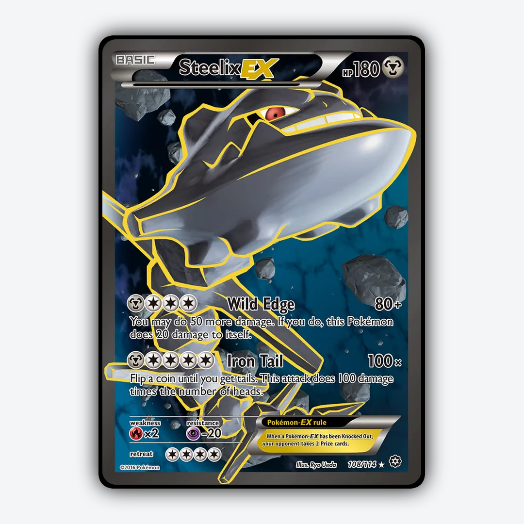 Steelix-EX 108/114 - Steam Siege Set - Card Rug