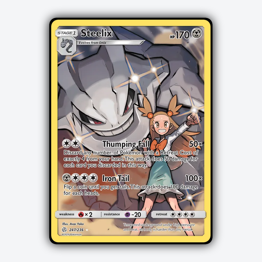 Steelix 247/236 - Cosmic Eclipse Set - Card Rug