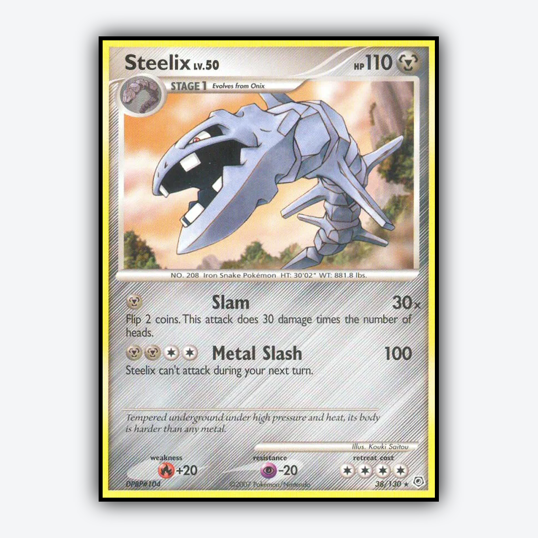 Steelix 038/130 - Diamond & Pearl Set - Card Rug