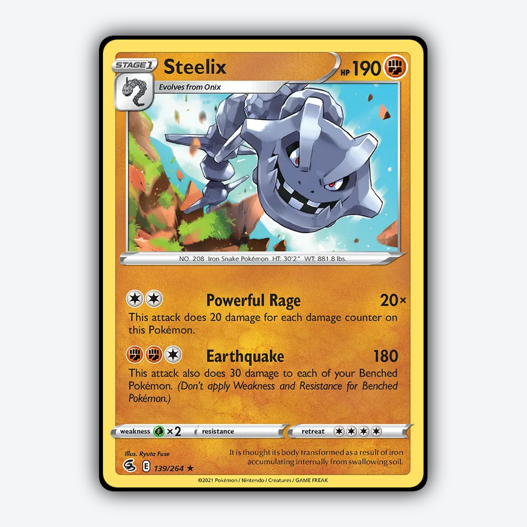 Steelix 139/264 - Fusion Strike Set - Card Rug