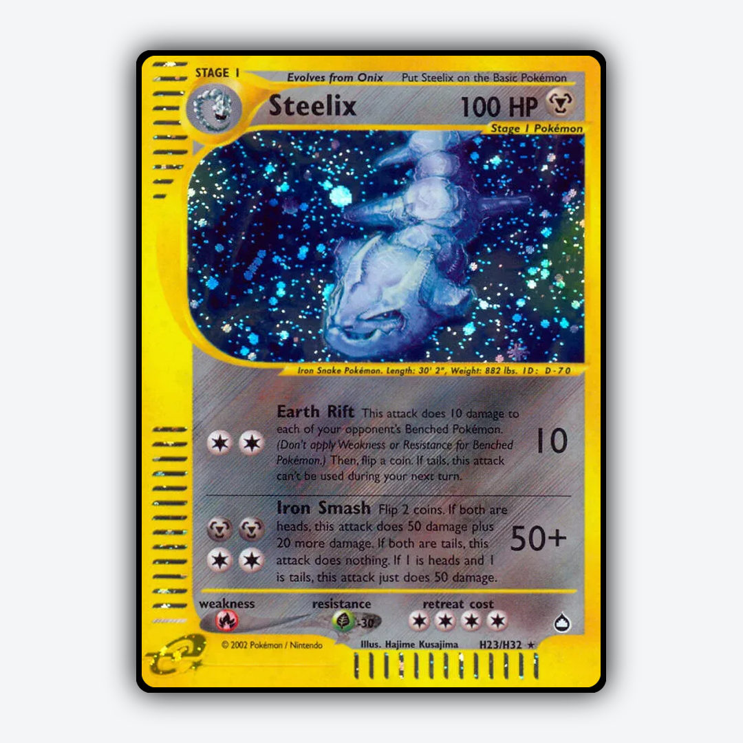 Steelix H023/147 - H023/147 Aquapolis Set - Card Rug