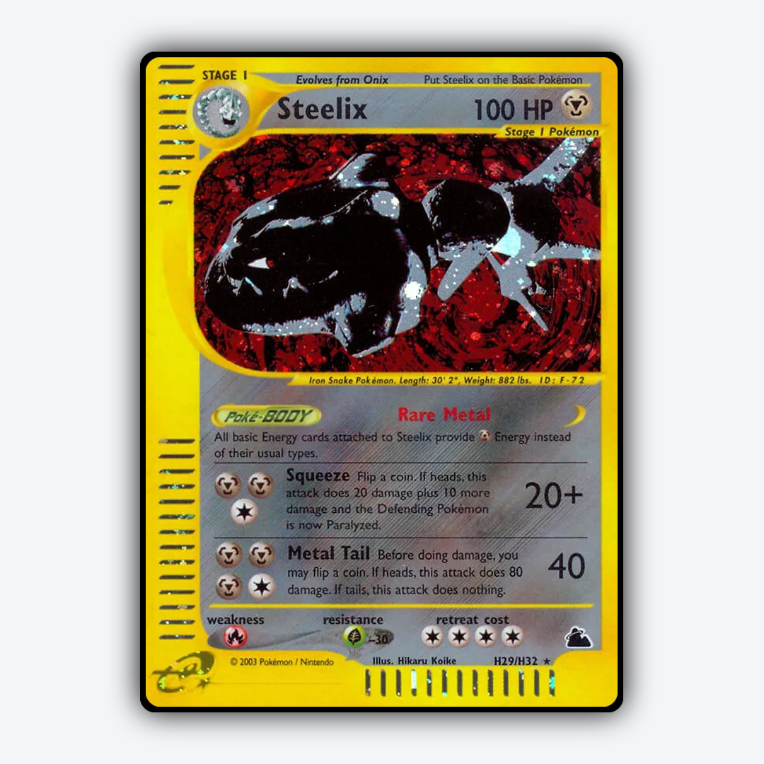 Steelix H029/144 - H029/144 Skyridge Set - Card Rug