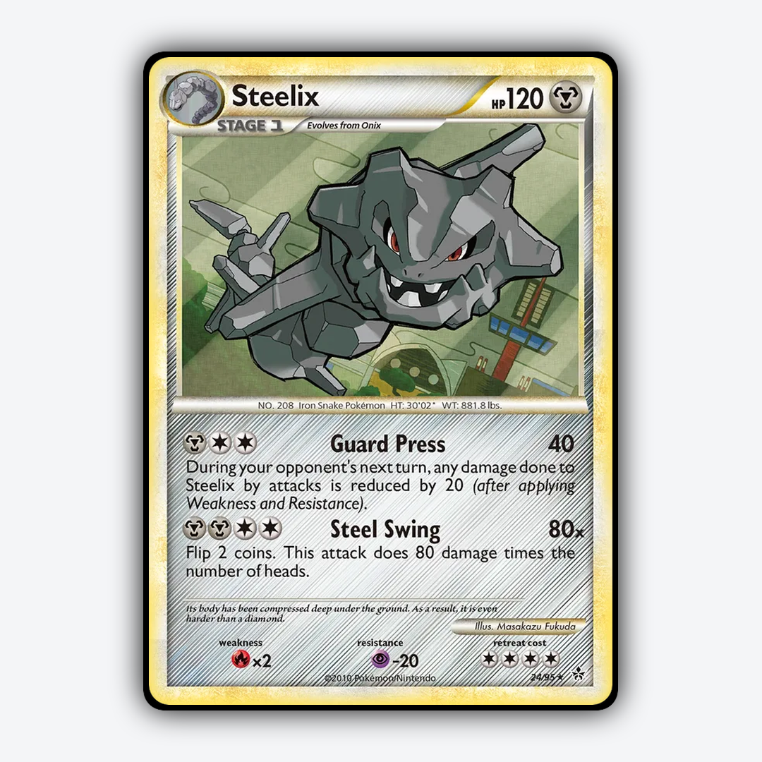 Steelix 024/95 - HS—Unleashed Set - Card Rug