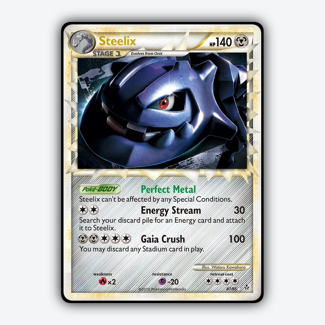 Steelix 087/95 - HS—Unleashed Set - Card Rug