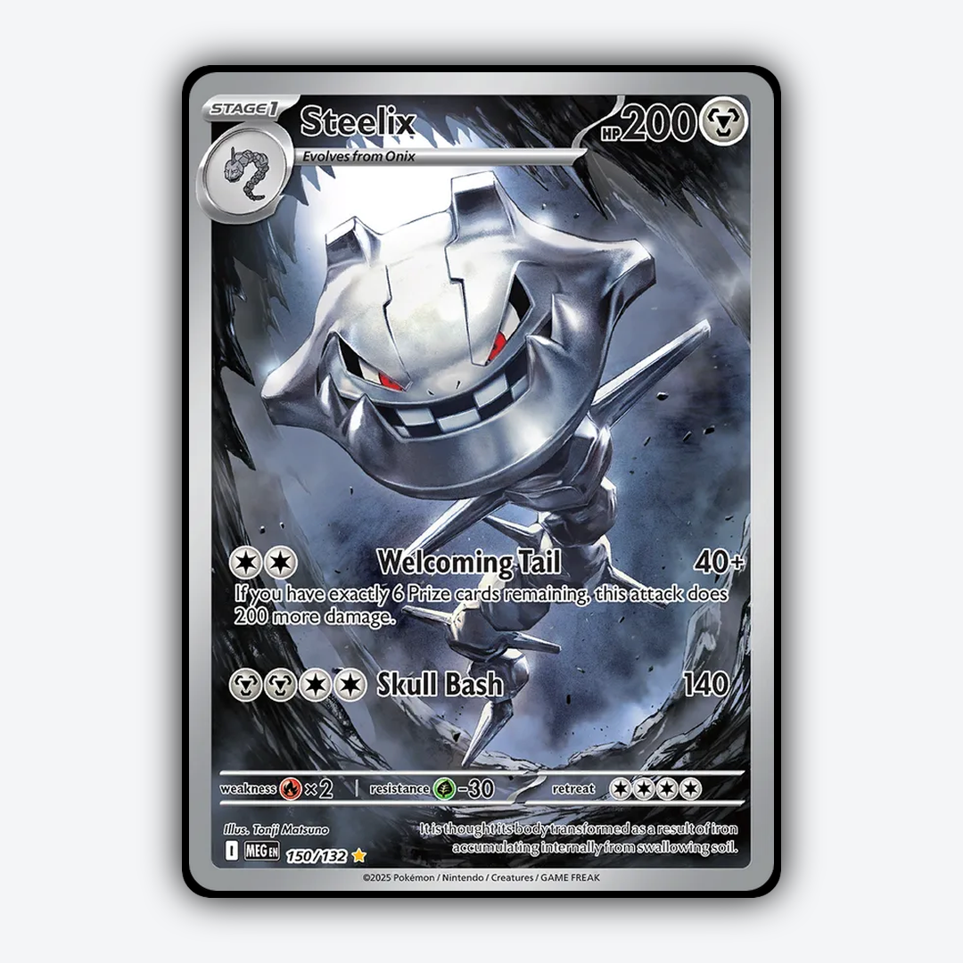 Steelix #150 - Mega Evolution Set - Card Rug