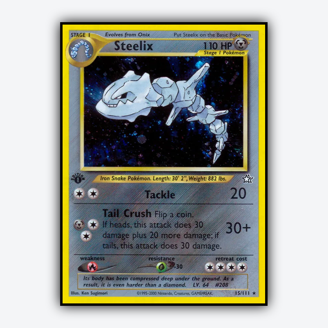 Steelix 015/111 - Neo Genesis Set - Card Rug