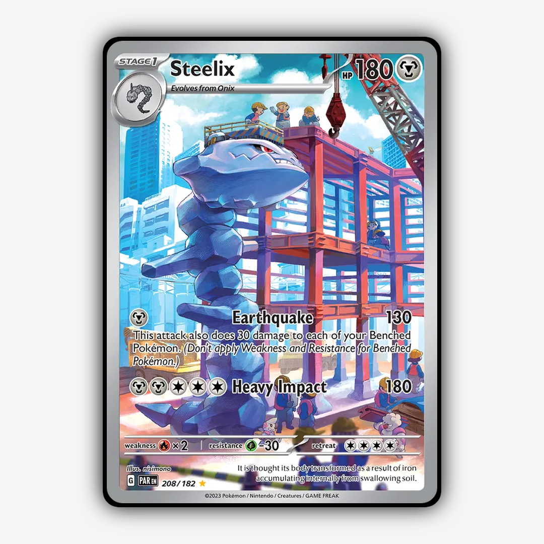 Steelix #208 - Paradox Rift Set - Card Rug