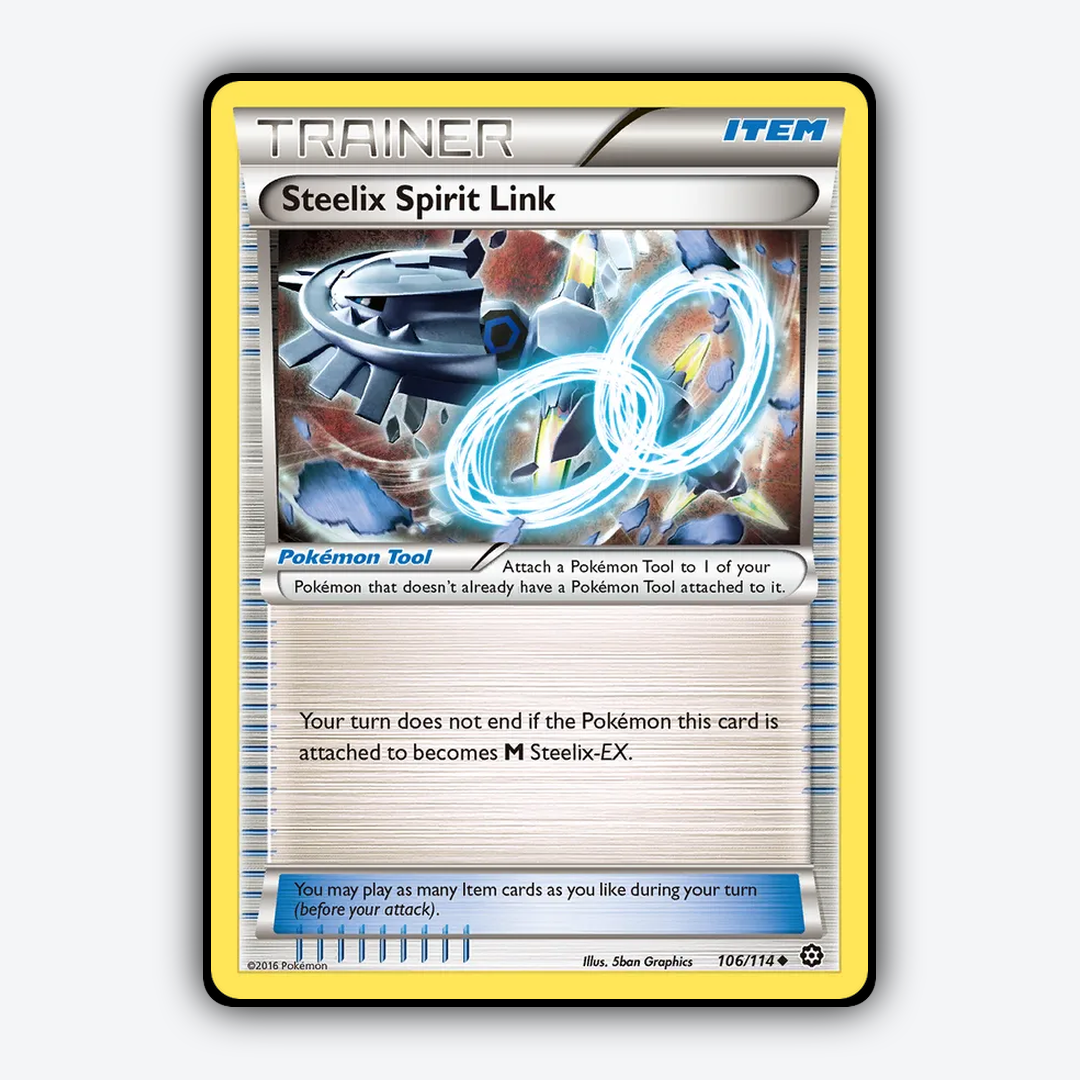 Steelix Spirit Link 106/114 - Steam Siege Set - Card Rug