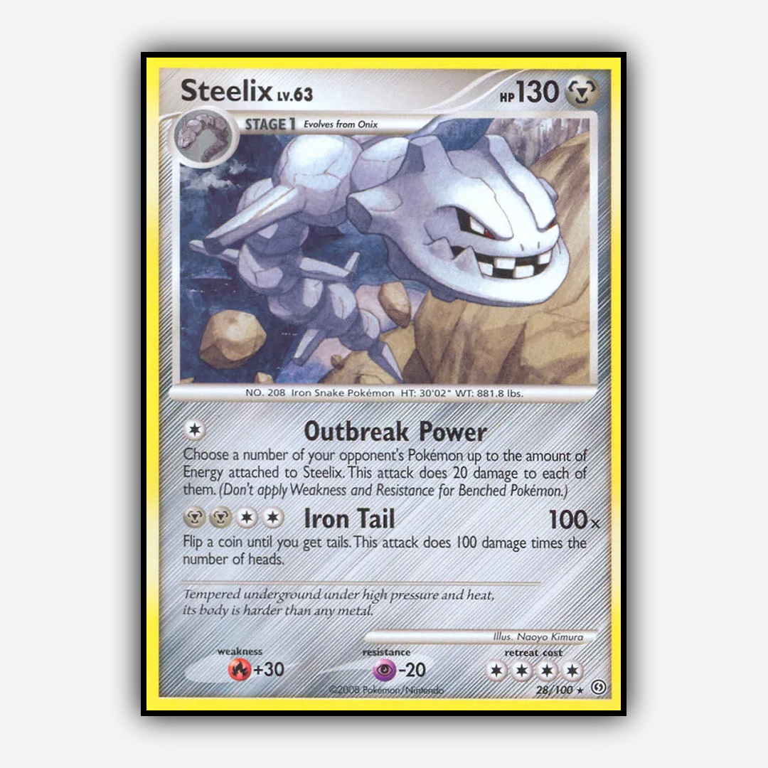 Steelix 028/100 - Stormfront Set - Card Rug