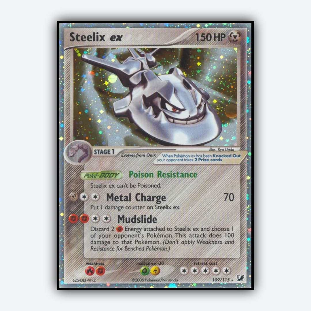 Steelix ex 109/115 - Unseen Forces Set - Card Rug