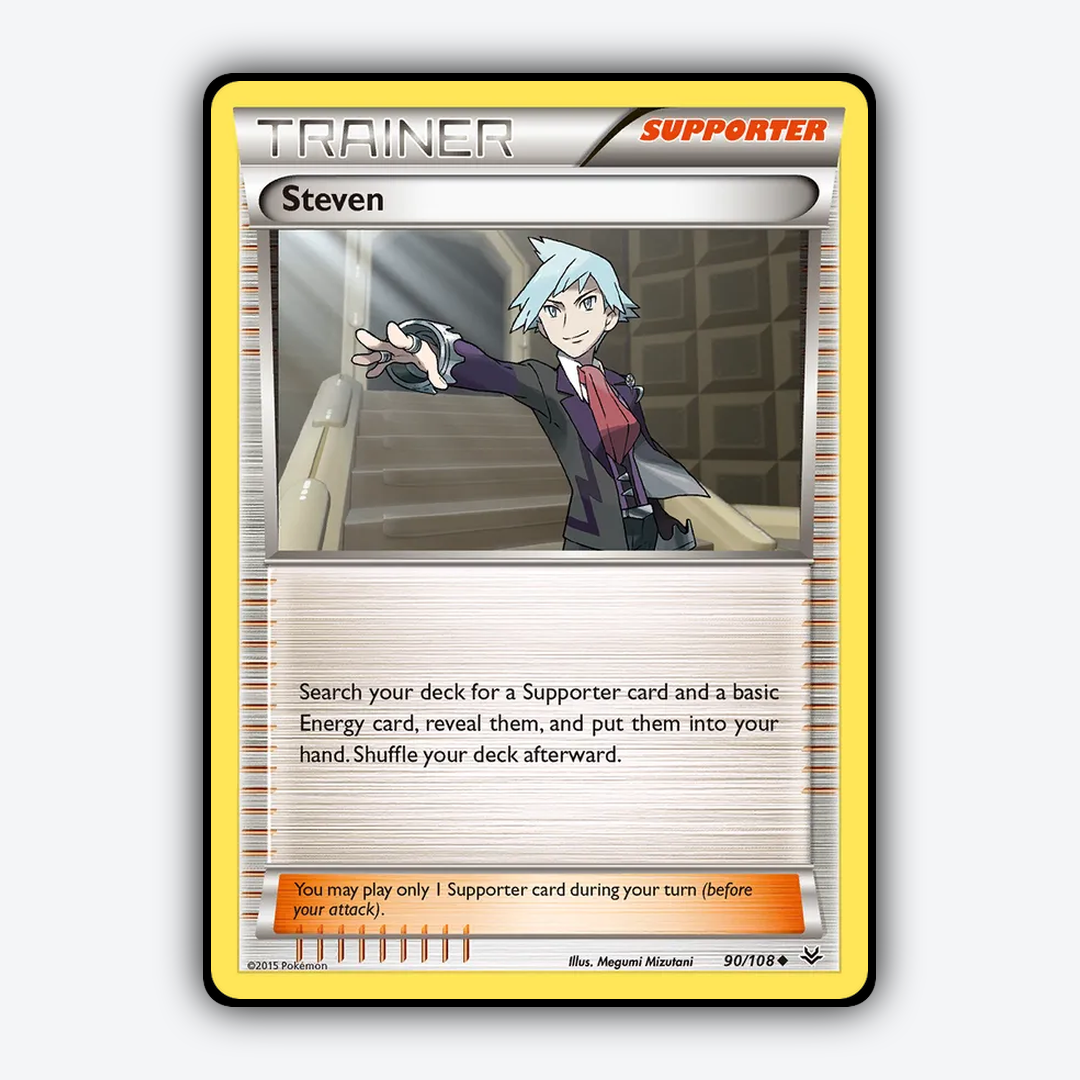 Steven 090/108 - Roaring Skies Set - Card Rug
